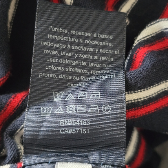 Tommy Hilfiger Striped Turtleneck Sweater - Size Medium - Picture 9 of 10